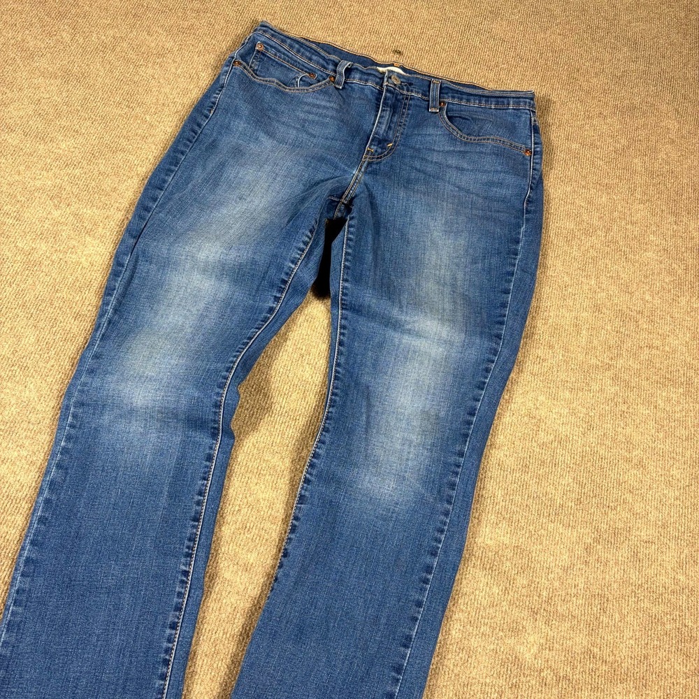 Levi's 414 Relaxed Fit Straight Leg Jeans Womens 30x32 Blue Denim Medium Wash